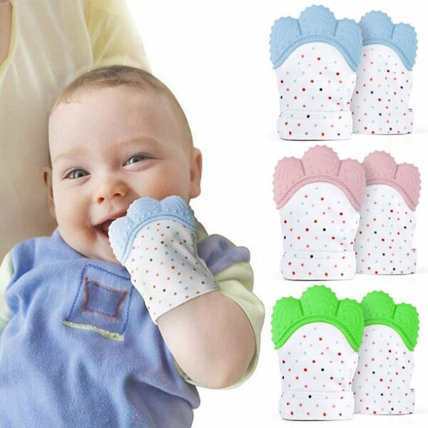 Multi-purpose Baby Teething Mittens / Baby Gloves - Image 8