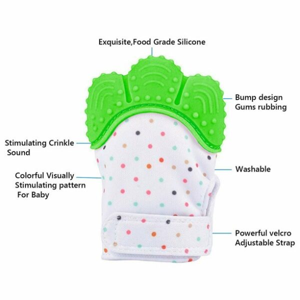 Multi-purpose Baby Teething Mittens / Baby Gloves - Image 5