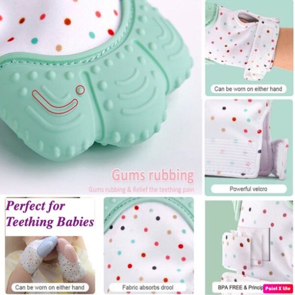 Multi-purpose Baby Teething Mittens / Baby Gloves - Image 2