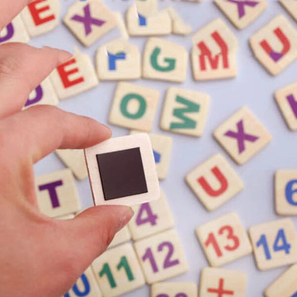 Kids Double Sided Magnetic Writing Board With Letters - Image 2