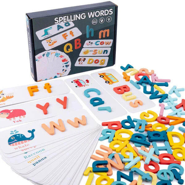 Wooden Alphabet Matching Letter Game