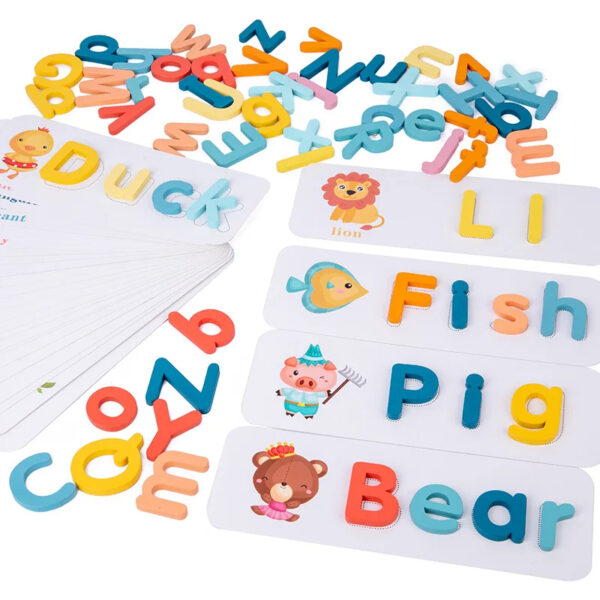 Wooden Alphabet Matching Letter Game - Image 3