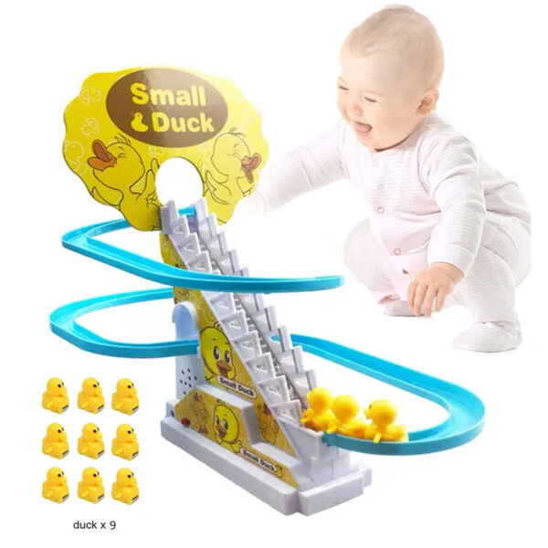 12 pcs Electric Duck Climbing Stairs & Slide