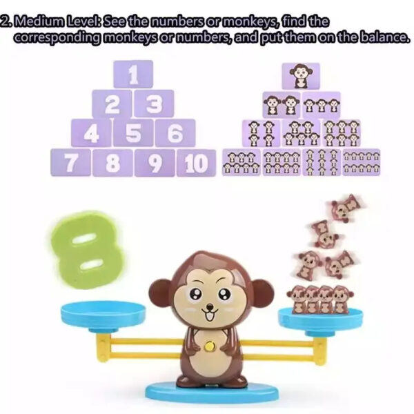 Monkey Maths Balancing Toy - Image 6