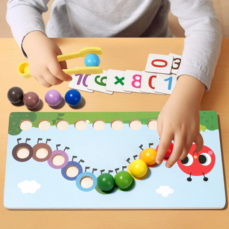 Caterpillar Wooden Math Learning Toy