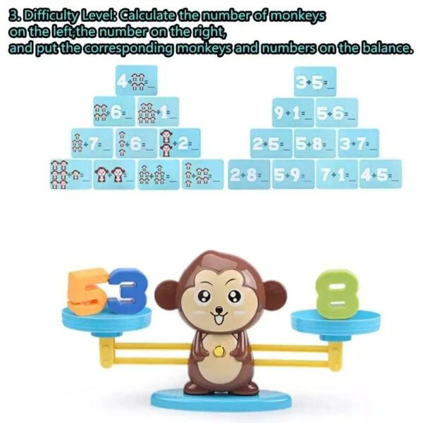 Monkey Maths Balancing Toy - Image 5