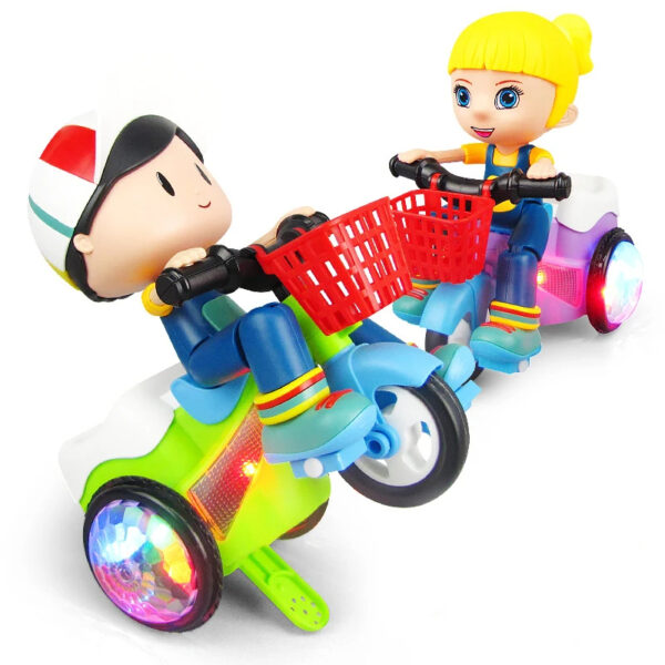 Kids Tricycle Stunt toy with 4D lights - Image 6