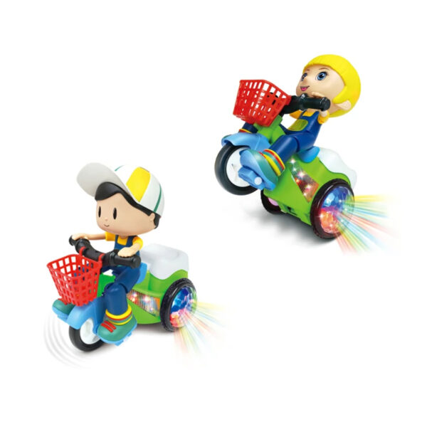 Kids Tricycle Stunt toy with 4D lights