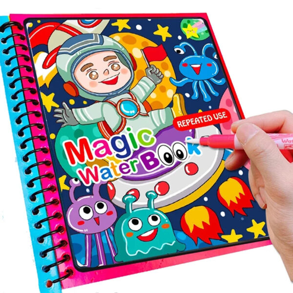 4pcs Magic Water Painting Books - Image 3