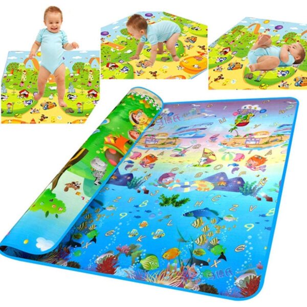 Kids Double Sided Crawling Mat - Image 5