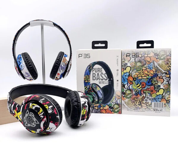 Graffiti Bluetooth Headphones