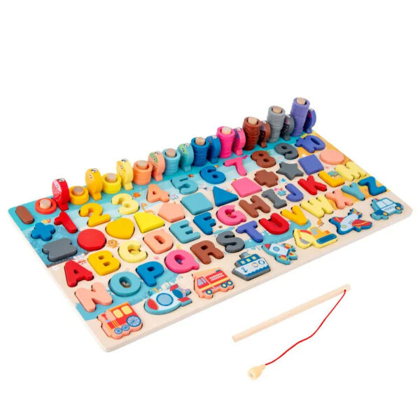 7 in 1 Montessori Traffic Matching Board - Image 2