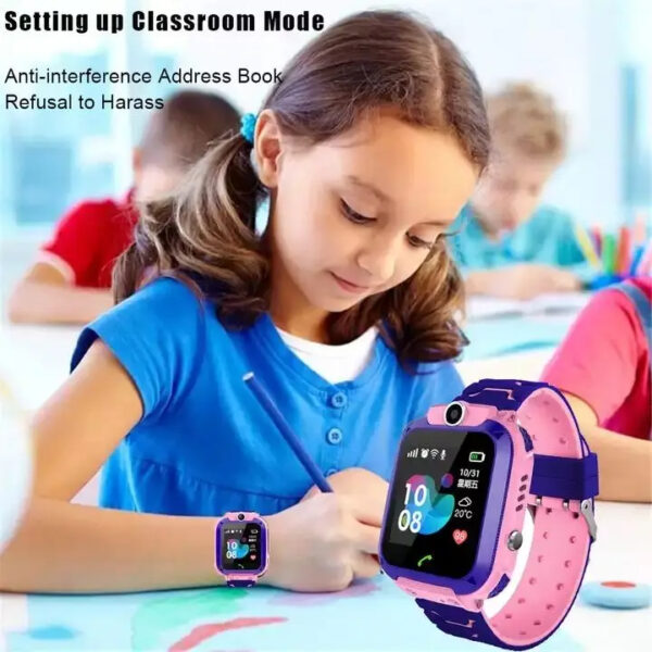Q12 Kids Smart Watch With Sim Card Call IP67 Waterproof Sos Camera Smartwatch Phone GPS Tracker Watch for Children - Image 4