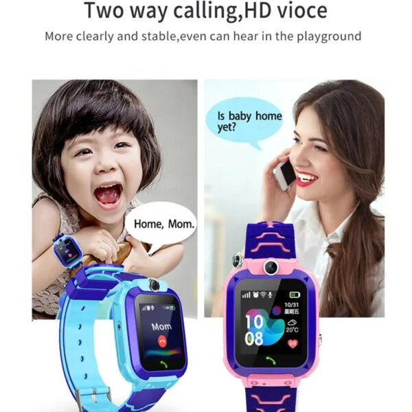 Q12 Kids Smart Watch With Sim Card Call IP67 Waterproof Sos Camera Smartwatch Phone GPS Tracker Watch for Children - Image 5