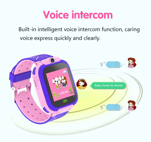 Q12 Kids Smart Watch With Sim Card Call IP67 Waterproof Sos Camera Smartwatch Phone GPS Tracker Watch for Children - Image 12