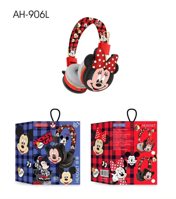 Mickey & Minnie Wireless Kids Headphones - Image 4