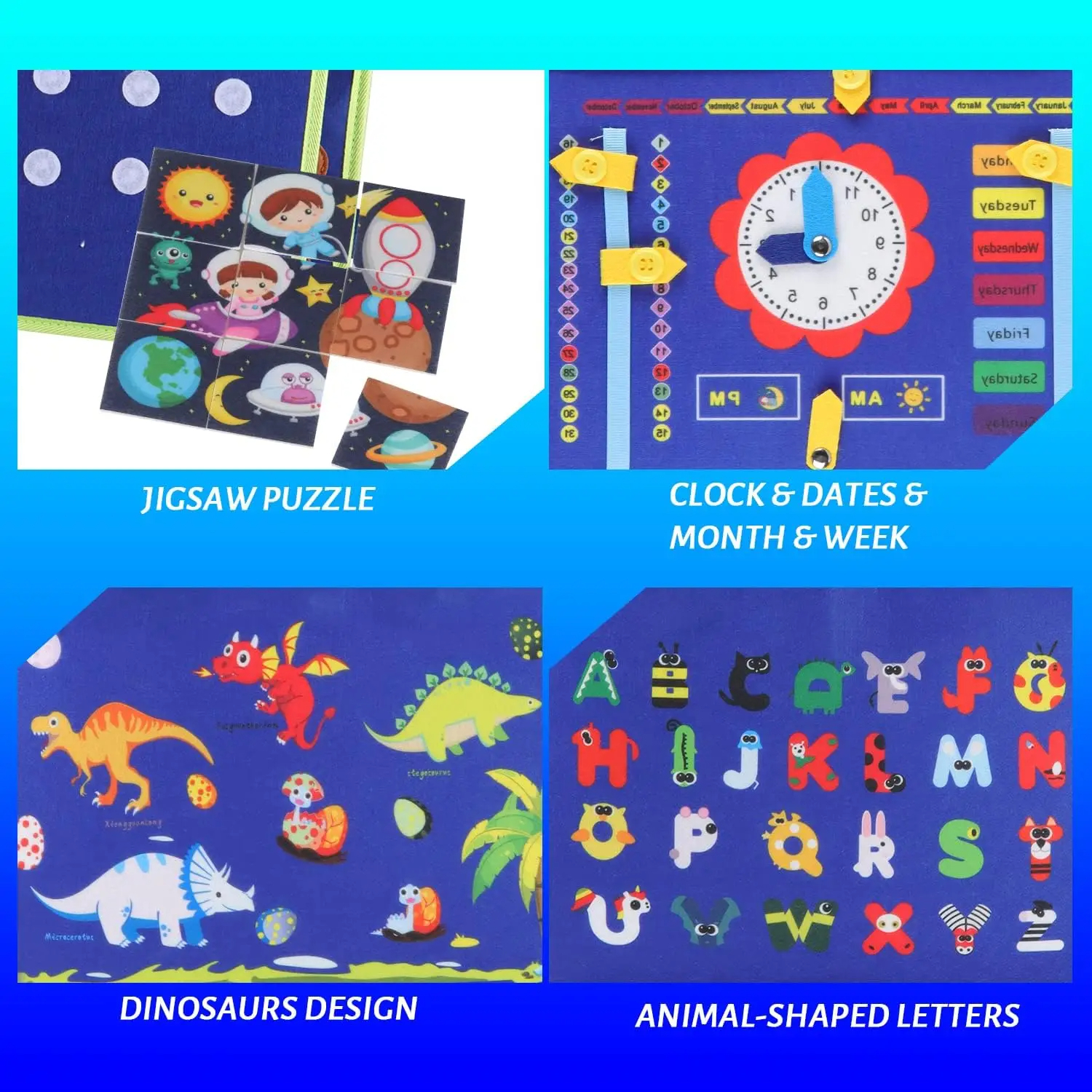 19in1 Busy Busy Board for kids - Image 3